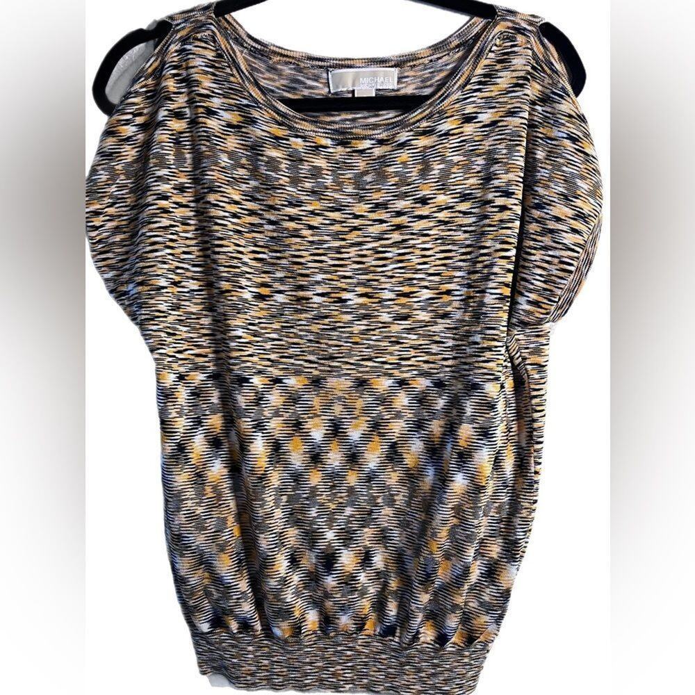 Michael Kors Cold Shoulder Dolman Blouse Sz Small